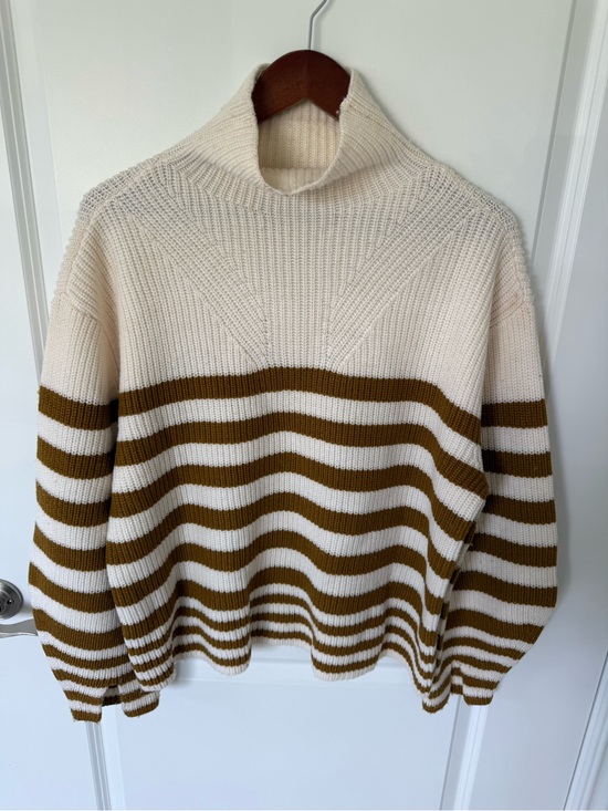10 Crosby Derek Lam Sweaters - Derek Lam Gracelyn Wool Striped Sweater Size XL
